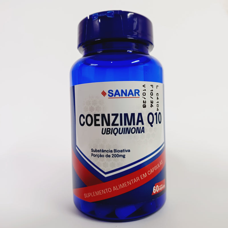 Coenzima Q10 SANAR 200mg - Mais Energia e Vitalidade para o seu dia a dia