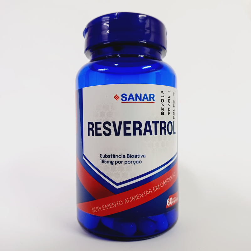 Resveratrol SANAR 165mg - A fonte da juventude em suas mãos!