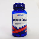 Ácido Fólico SANAR 285% IDR: Complemente sua alimentação e garanta uma saúde de ferro! - Farmácia Mottin