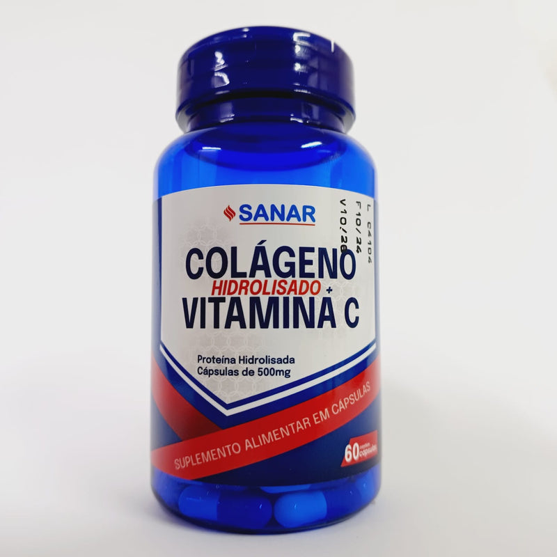 Colágeno Hidrolisado + Vitamina C SANAR: Rejuvenesça sua pele e fortaleça suas articulações!