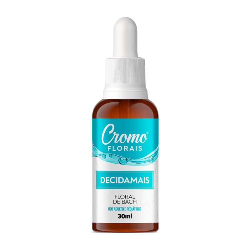 Floral Decidamais 30ml Cromo Florais